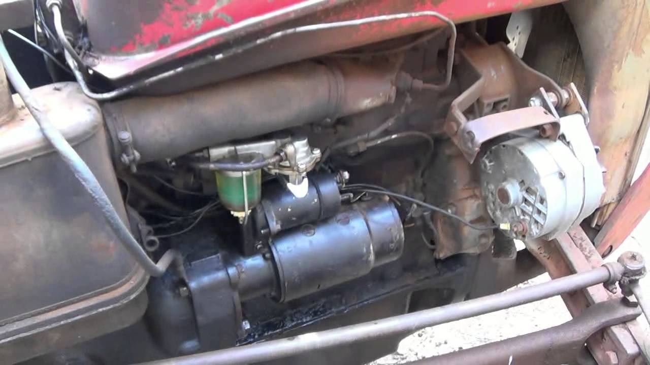 How To Wire Up A Single Wire Alternator For Tractors - Youtube - 8N Ford Tractor Wiring Diagram 6 Volt