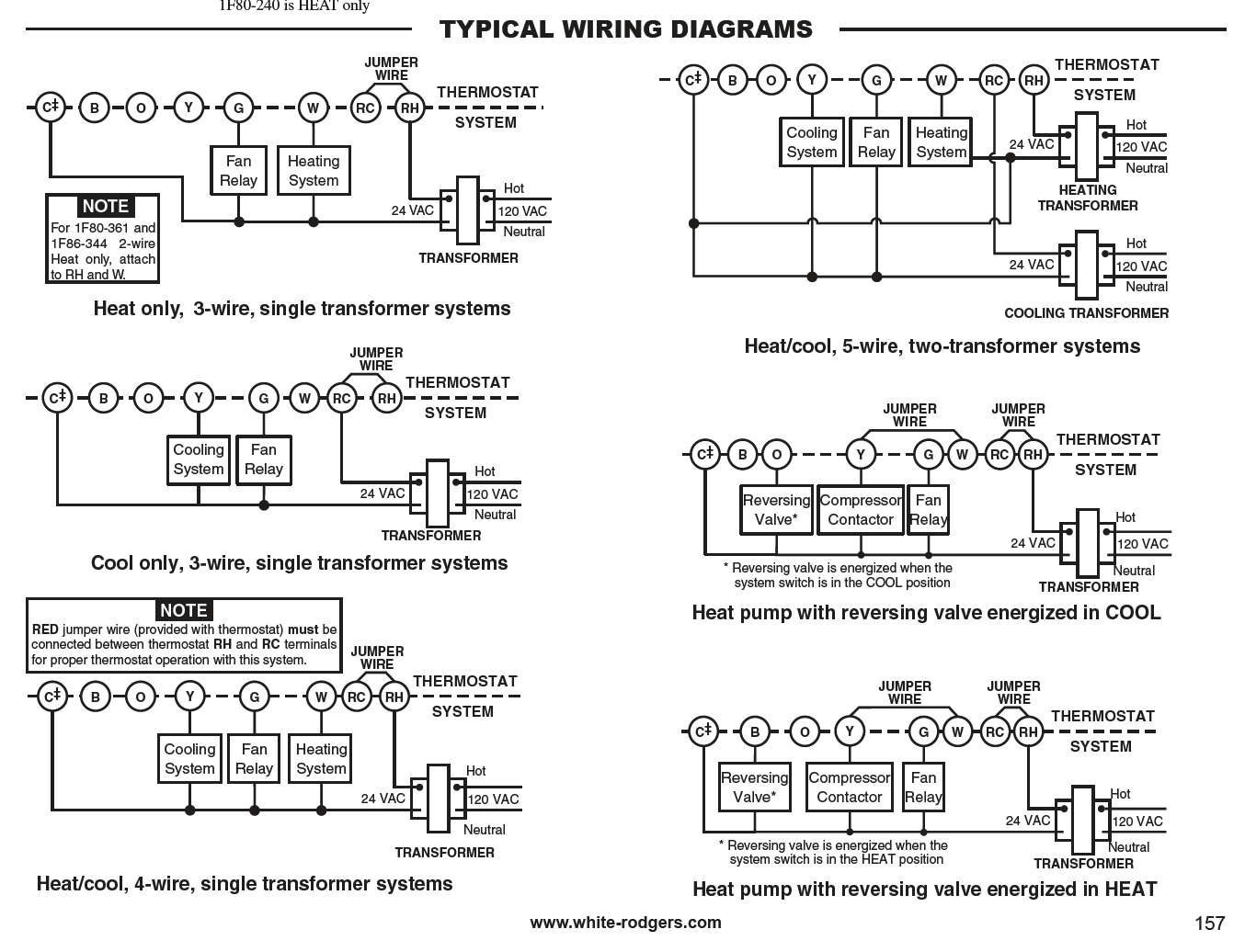 How Wire A White Rodgers Room Thermostat, White Rodgers Thermostat - White Rodgers Thermostat Wiring Diagram