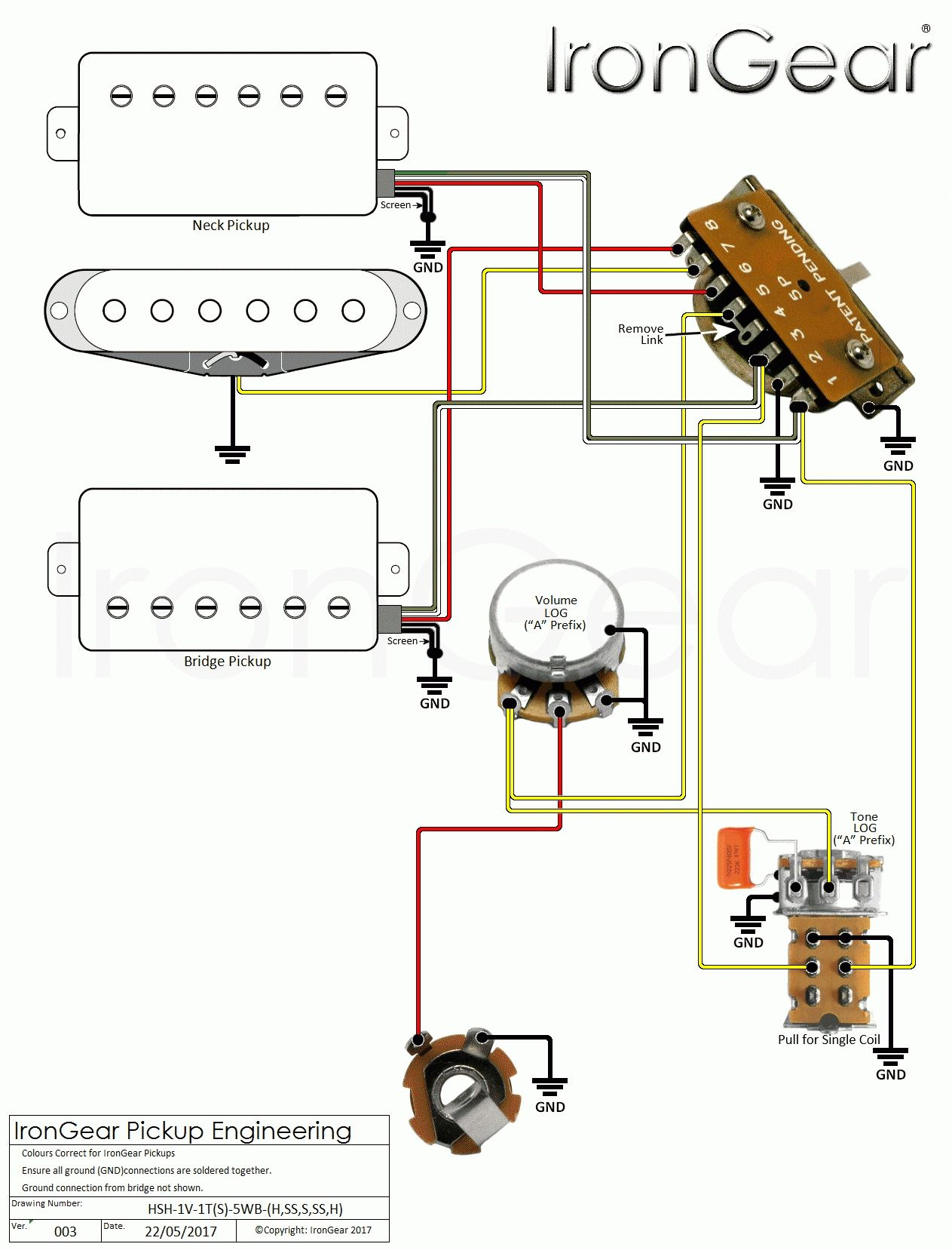 Hsh Pickup Wiring 3 | Schematic Diagram - Strat Wiring Diagram 5 Way Switch