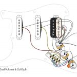 Hss Guitar W/dual Volumes, Master Tone And Coil Split   Youtube   Hss Wiring Diagram Coil Split