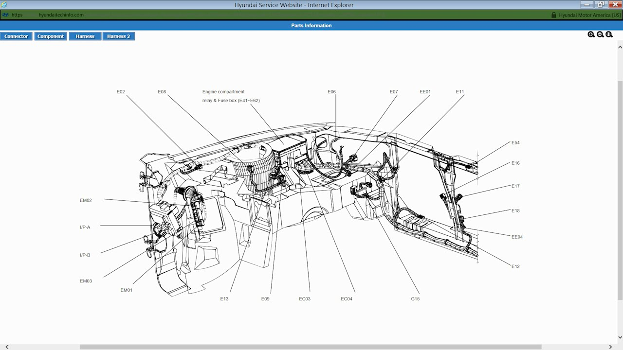 Hyundai Wiring Diagrams 2001 To 2006 - Youtube - 6 Pin Wiring Diagram