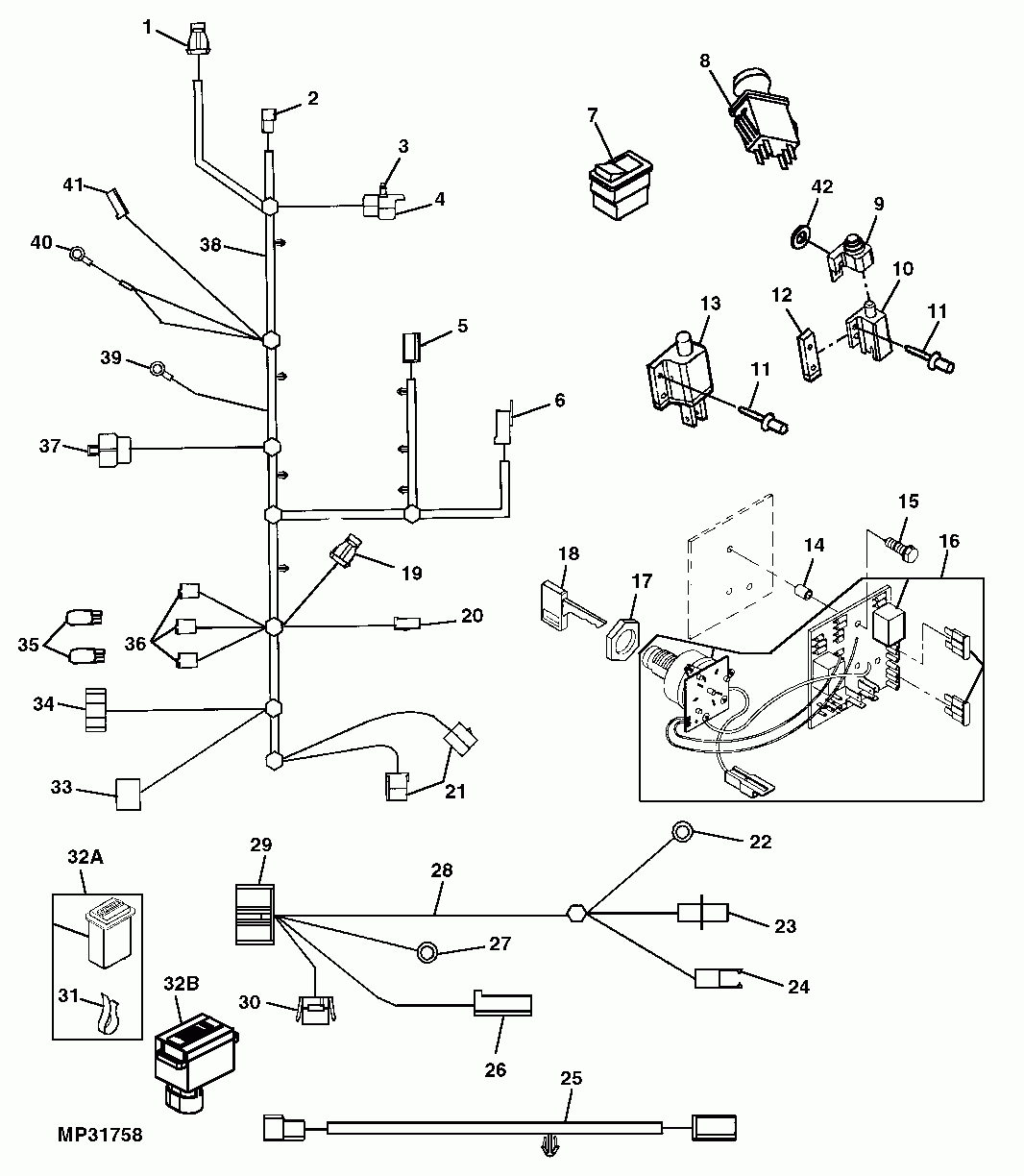 I Have A Deere L120 Lawn Mower And The Pto Has Gone Haywire. Took - Pto Switch Wiring Diagram