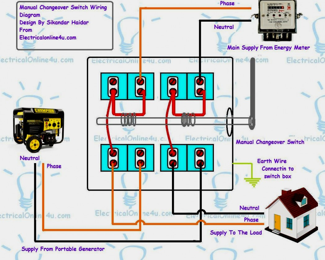 Images Of Manual Transfer Switch Wiring Diagram Changeover For - Transfer Switch Wiring Diagram