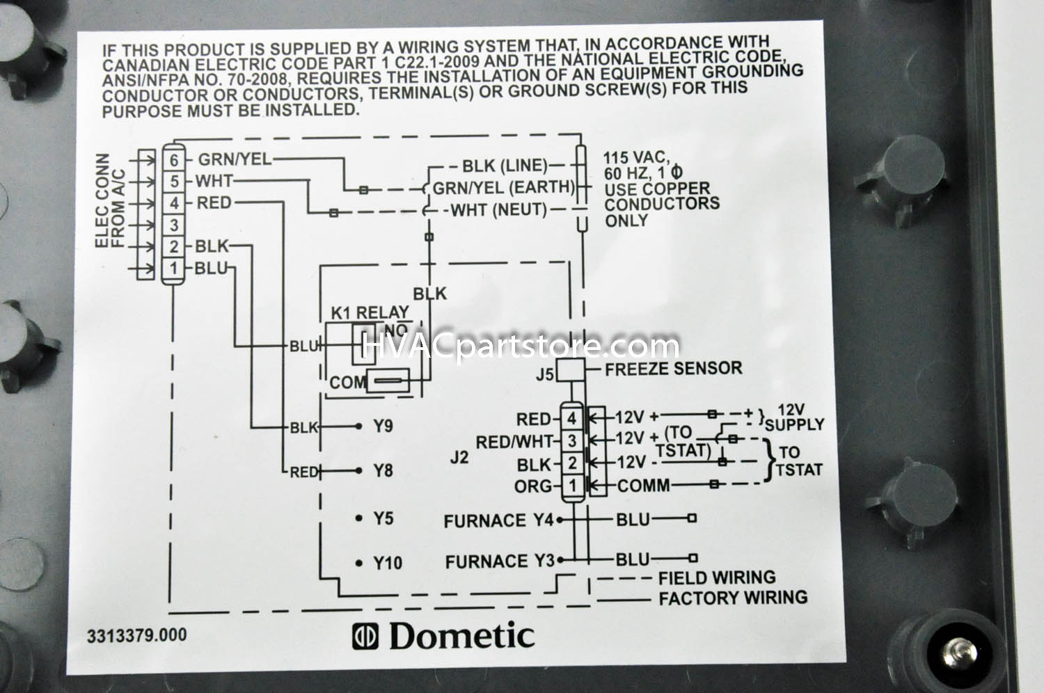Images Samples Of Duo Therm Thermostat Wiring Diagram In Dometic And - Dometic Thermostat Wiring Diagram