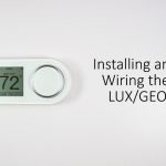 Installing And Wiring The Lux/geo   Youtube   Lux Thermostat Wiring Diagram