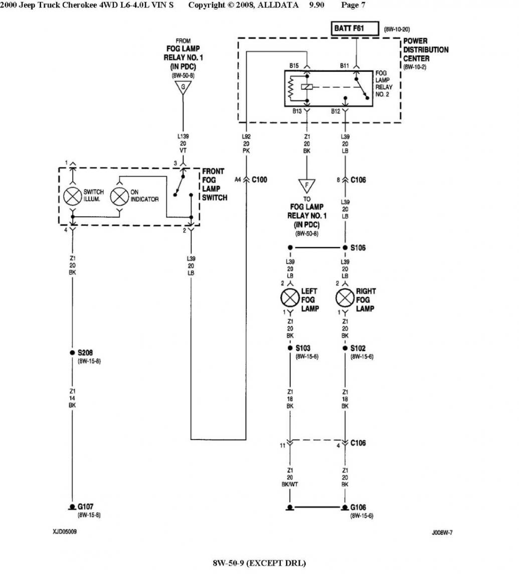 Jeep Fog Light Wiring Diagram - Wiring Diagram Explained - Fog Light Wiring Diagram With Relay