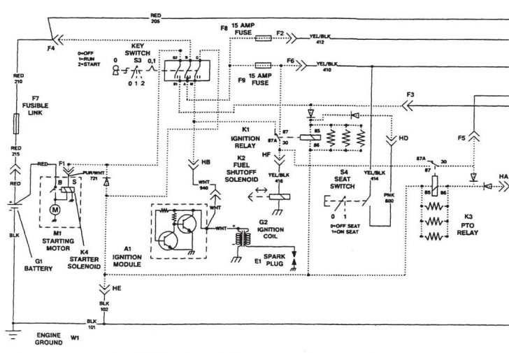 John Deere Lt133 Wiring Diagram | Manual E-Books - John Deere Lt133 ...