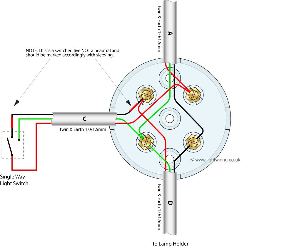 Junction Box Wiring Diagram Uk - Wiring Diagram Explained - Junction Box Wiring Diagram