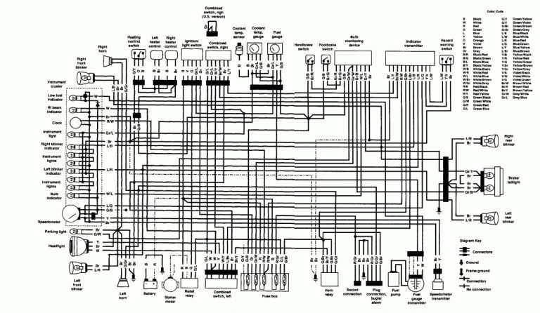 K1100 Motorcycle (1992 To 1997) Wiring Diagrams And Repair Manual - Bmw ...