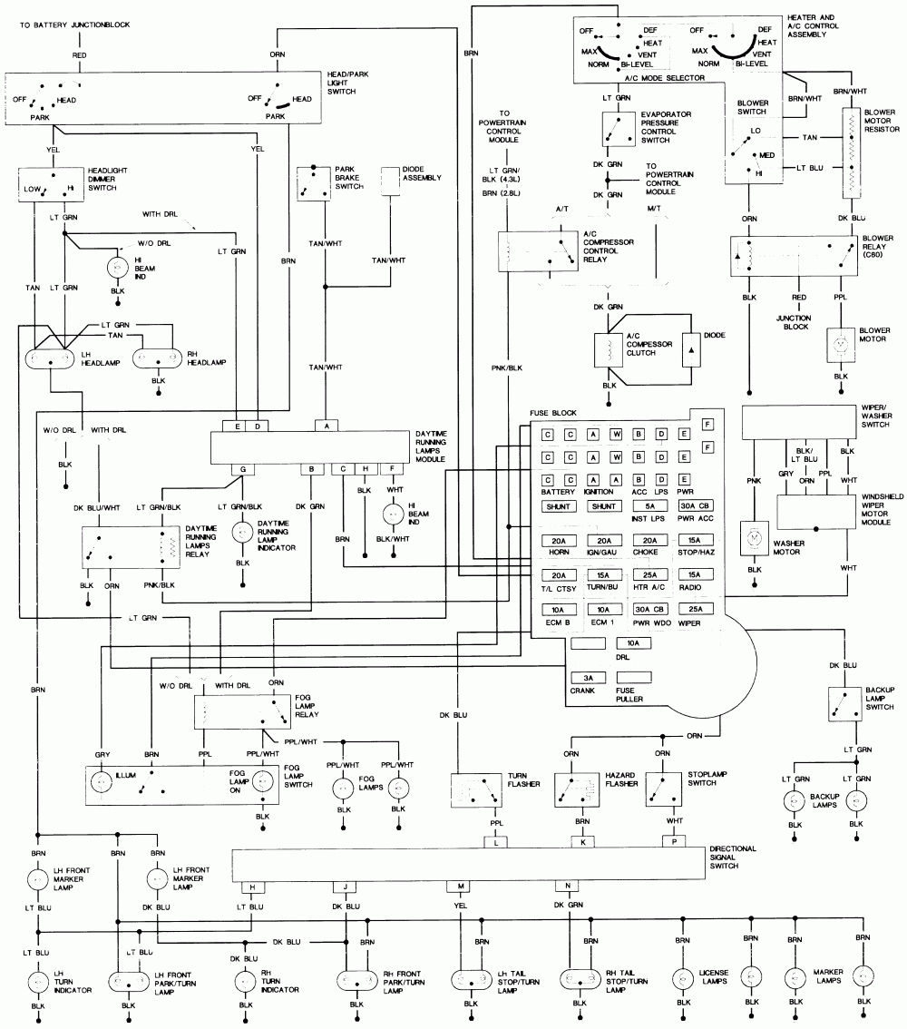 [DIAGRAM] 1989 Chevrolet K5 Blazer Wiring Diagram FULL Version HD