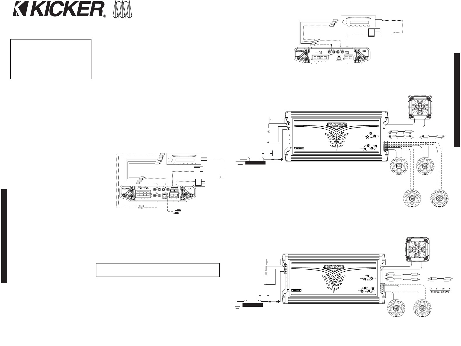 Kicker Kisl Wiring Diagram Collection | Wiring Diagram Sample - Kicker Wiring Diagram