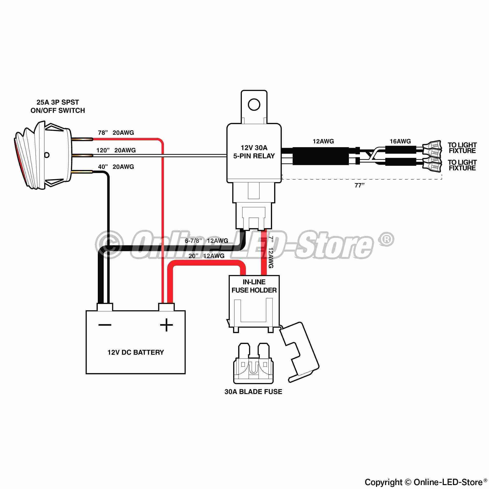 Led Jeep Light Switch Wiring Diagram - Data Wiring Diagram Schematic - Led Light Wiring Diagram