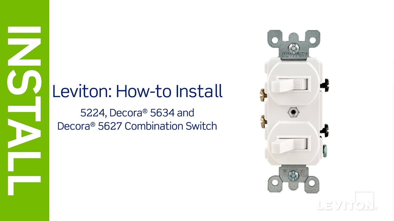 Leviton Presents: How To Install A Combination Device With Two - 3 Pole Switch Wiring Diagram