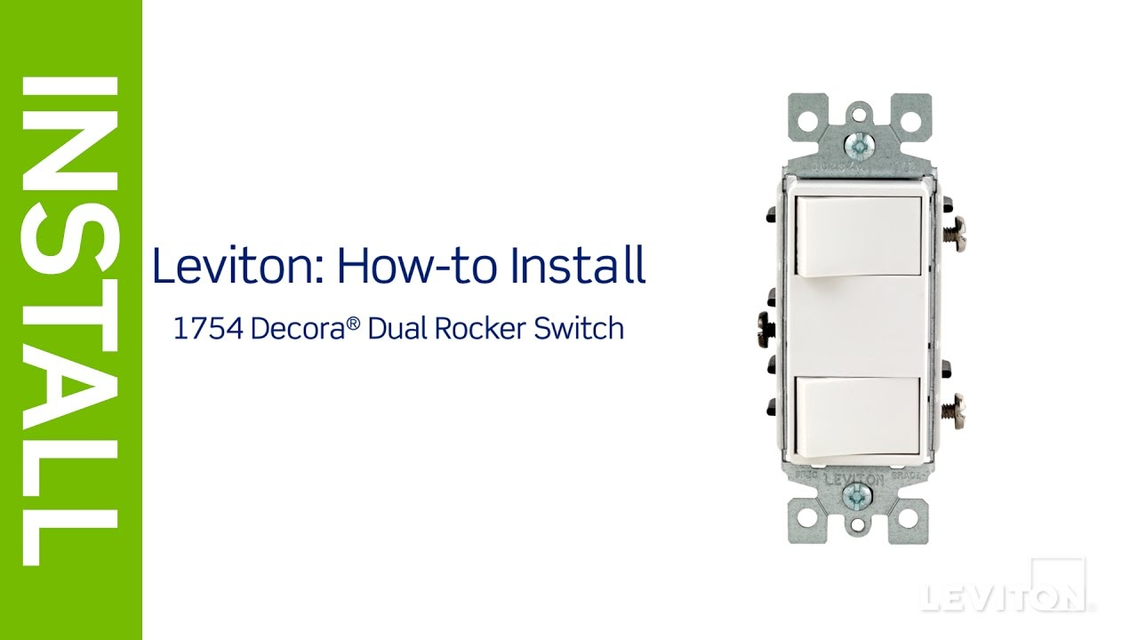 Leviton Presents: How To Install A Decora Combination Device With - Double Switch Wiring Diagram