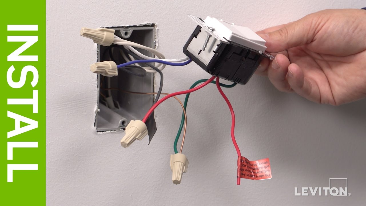 Leviton Presents: How To Install A Decora Digital Dse06 Low Voltage - Leviton 3 Way Dimmer Switch Wiring Diagram