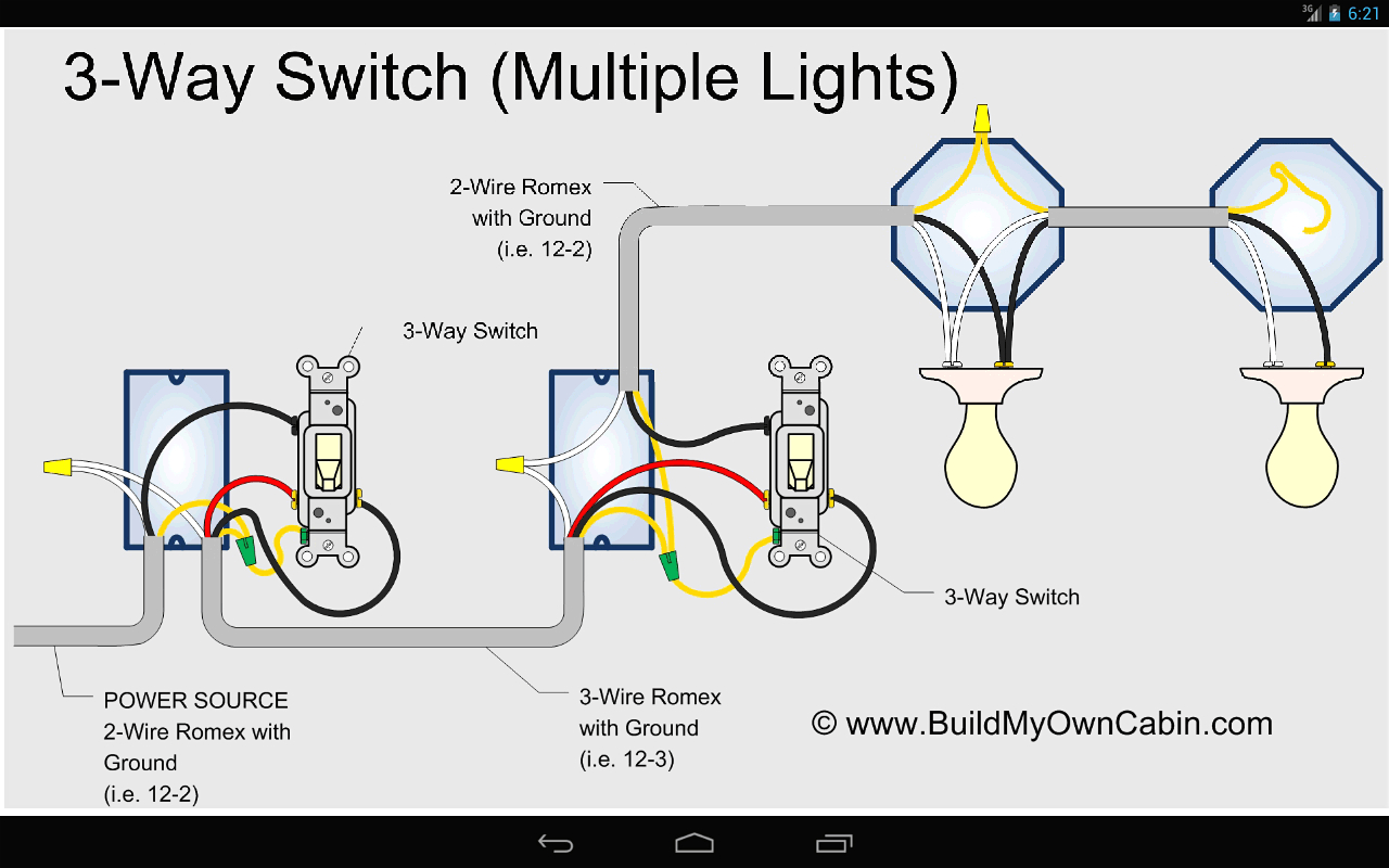 wiring two lights to one switch diagram wiring diagram Dimmer Switch Wiring Diagram 