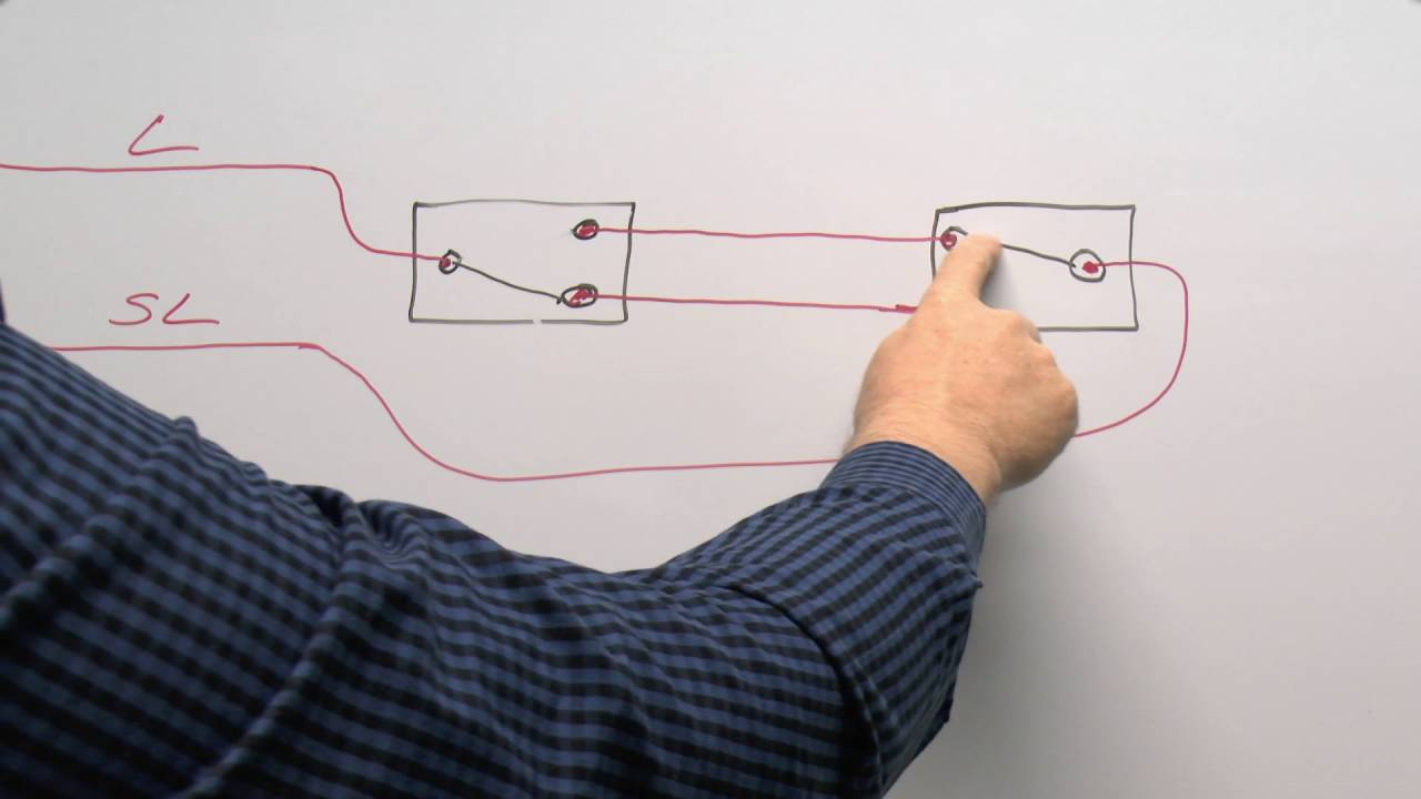 Lighting Circuits Part 2 - Wiring Multiple Switches, 2 Way And - 2 Circuit 3 Terminal Lamp Socket Wiring Diagram