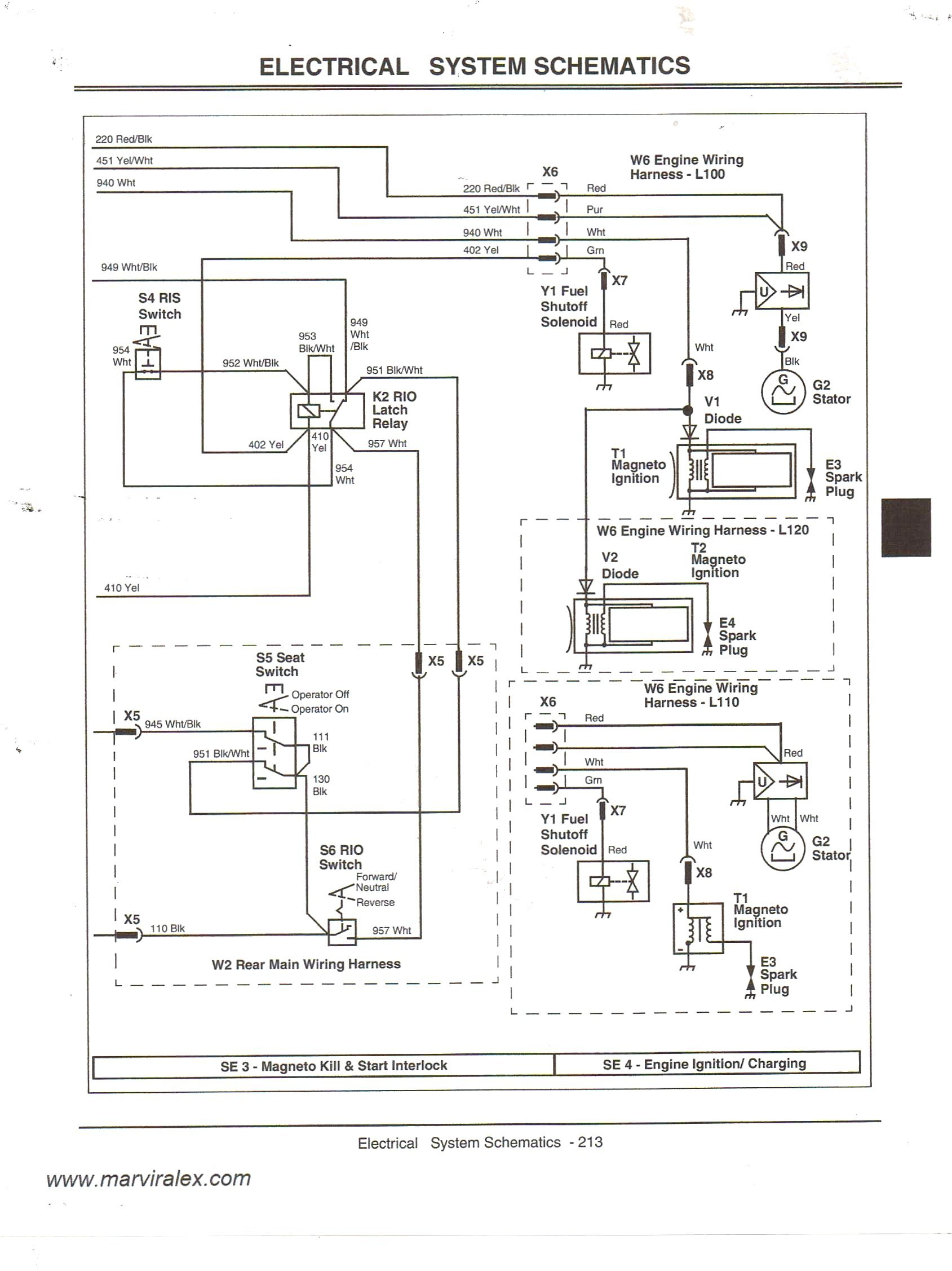Lt155 Wiring Schematic | Manual E-Books - John Deere Lt155 Wiring Diagram