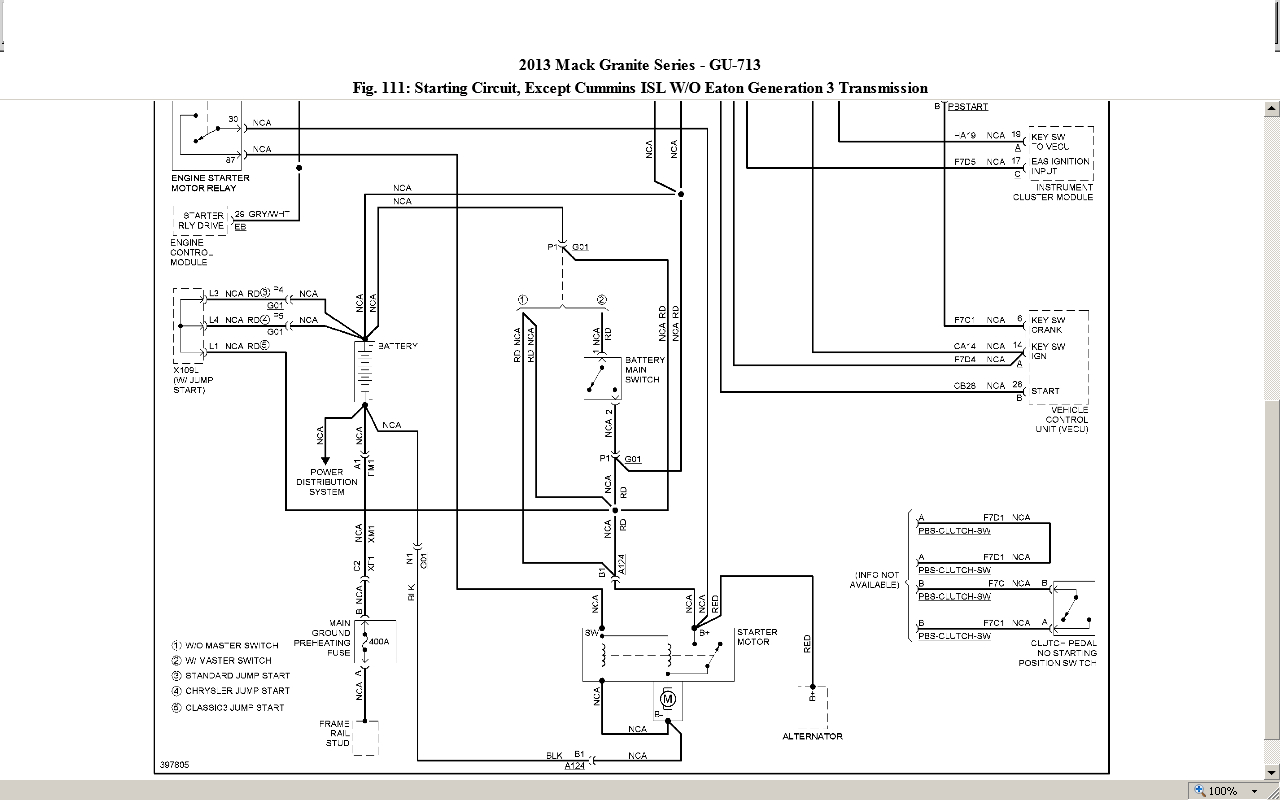 Mack Starter Wiring - All Wiring Diagram Data - Mack Truck Wiring Diagram Free Download