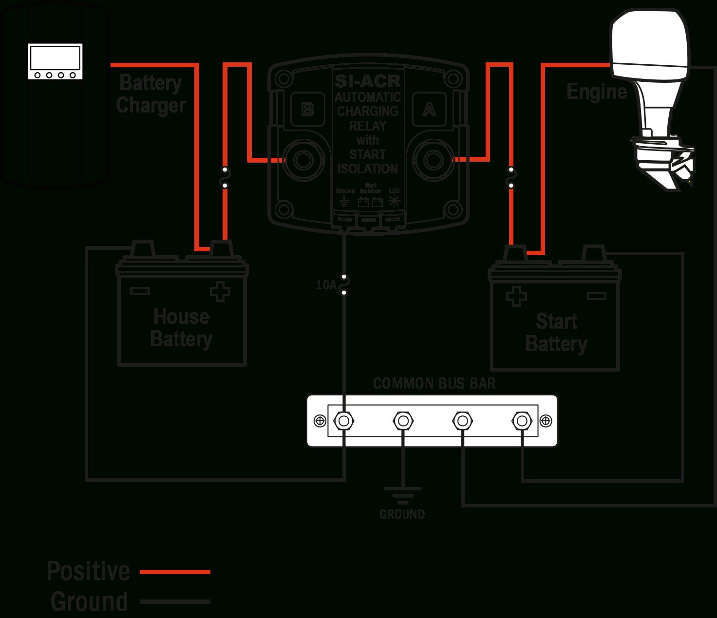 Dual Battery Isolator Wiring Diagram
