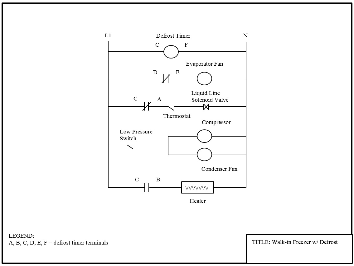 Mechanical &amp;amp; Marine Systems Engineering: Walk-In Cooler Wiring - Walk In Freezer Wiring Diagram