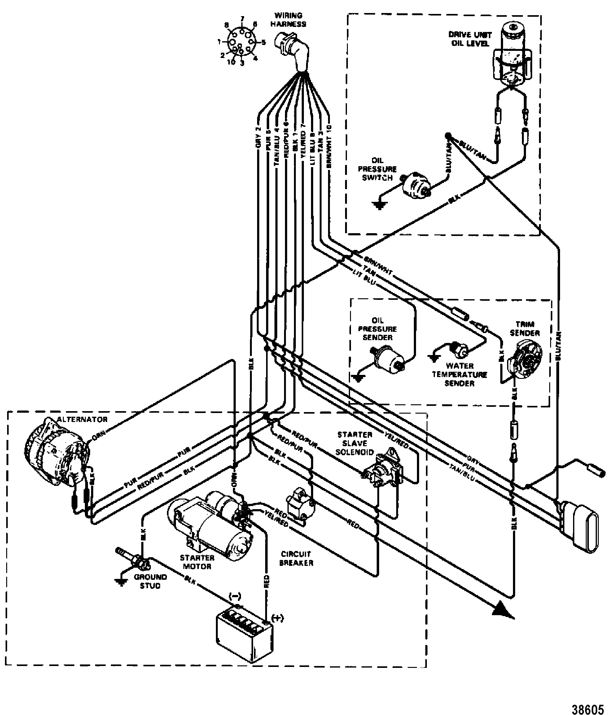 Mercruiser Wire Diagram | Manual E-Books - Mercruiser Wiring Diagram