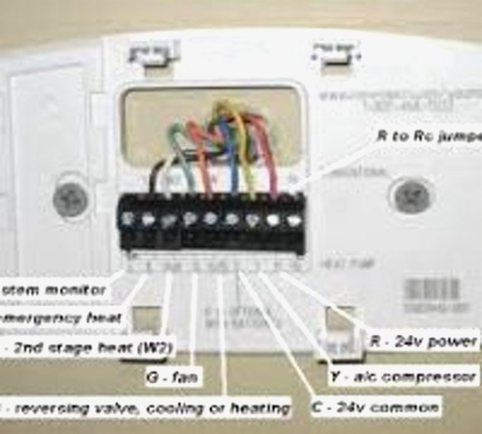 Mnl-4232] Honeywell Thermostat Rth221 Wiring Diagram | 2019 Ebook - Wiring Diagram For Honeywell Thermostats