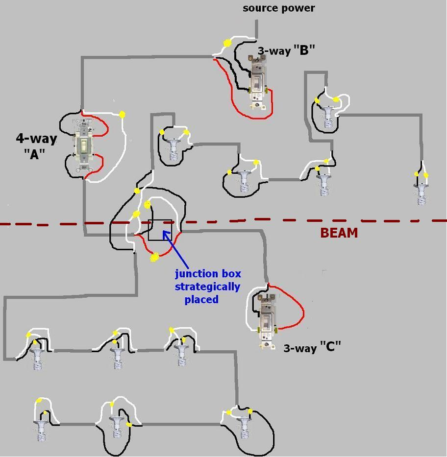 Mommentary 6 Way Switch Wiring Diagram | Wiring Library - 4-Way Switch Wiring Diagram