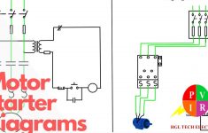 Motor Starter Diagram. Start Stop 3 Wire Control. Starting A Three - Motor Starter Wiring Diagram Start Stop