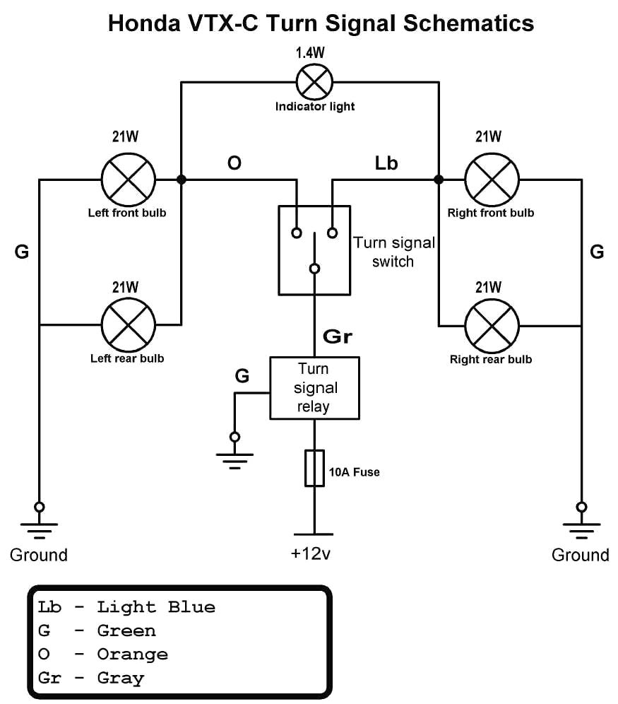 Motorcycle Turn Signal Wiring Diagram Tamahuproject Org At Universal - Turn Signal Wiring Diagram