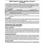 Msd 6520 Digital 6 Plus Ignition Control Installation User Manual   Msd Digital 6 Plus Wiring Diagram