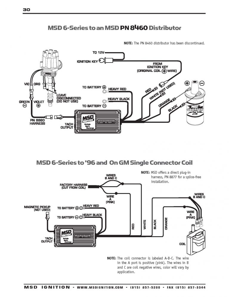 Msd Distributor Wiring Diagram Two Wire Wiring Diagrams Hubs Msd