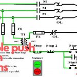Multiple Push Button Stations. Three Wire Control Multiple Stations   Start Stop Push Button Wiring Diagram
