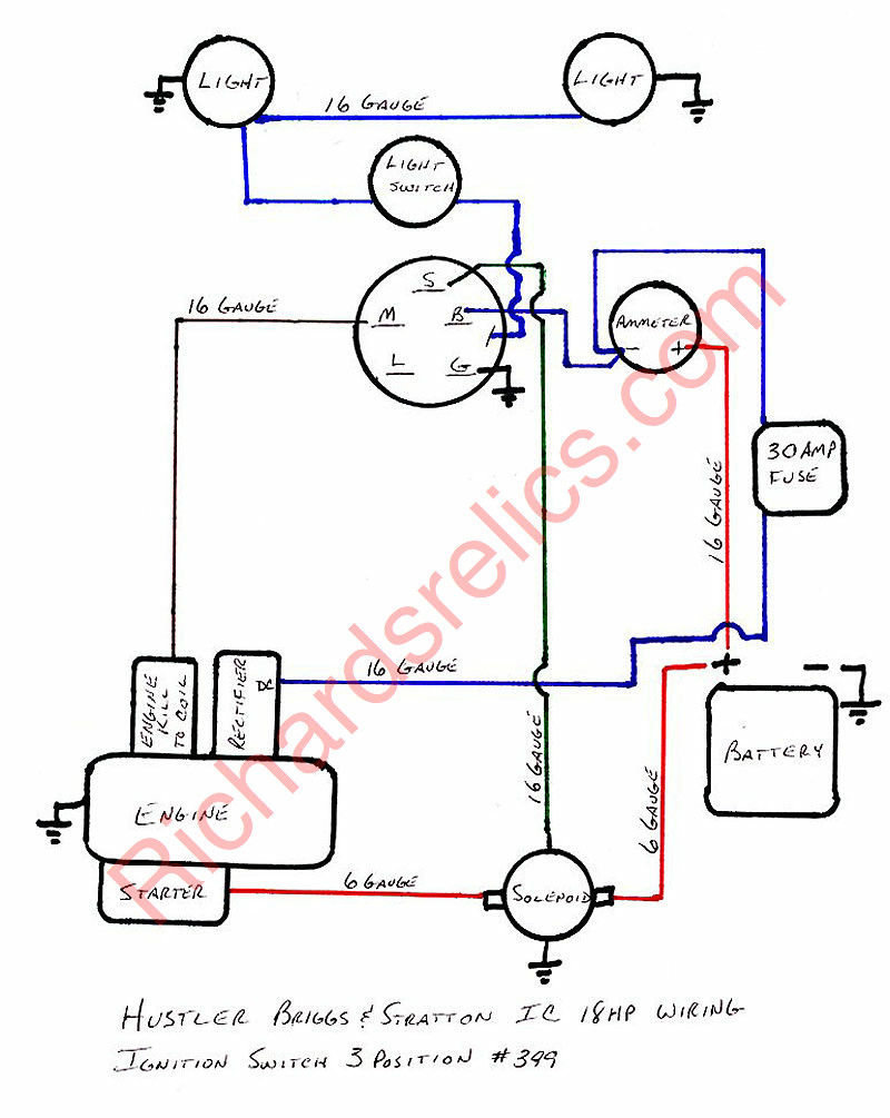 Murray 42544X8C Ignition Wiring Diagram | Manual E-Books - Murray Lawn Mower Ignition Switch Wiring Diagram