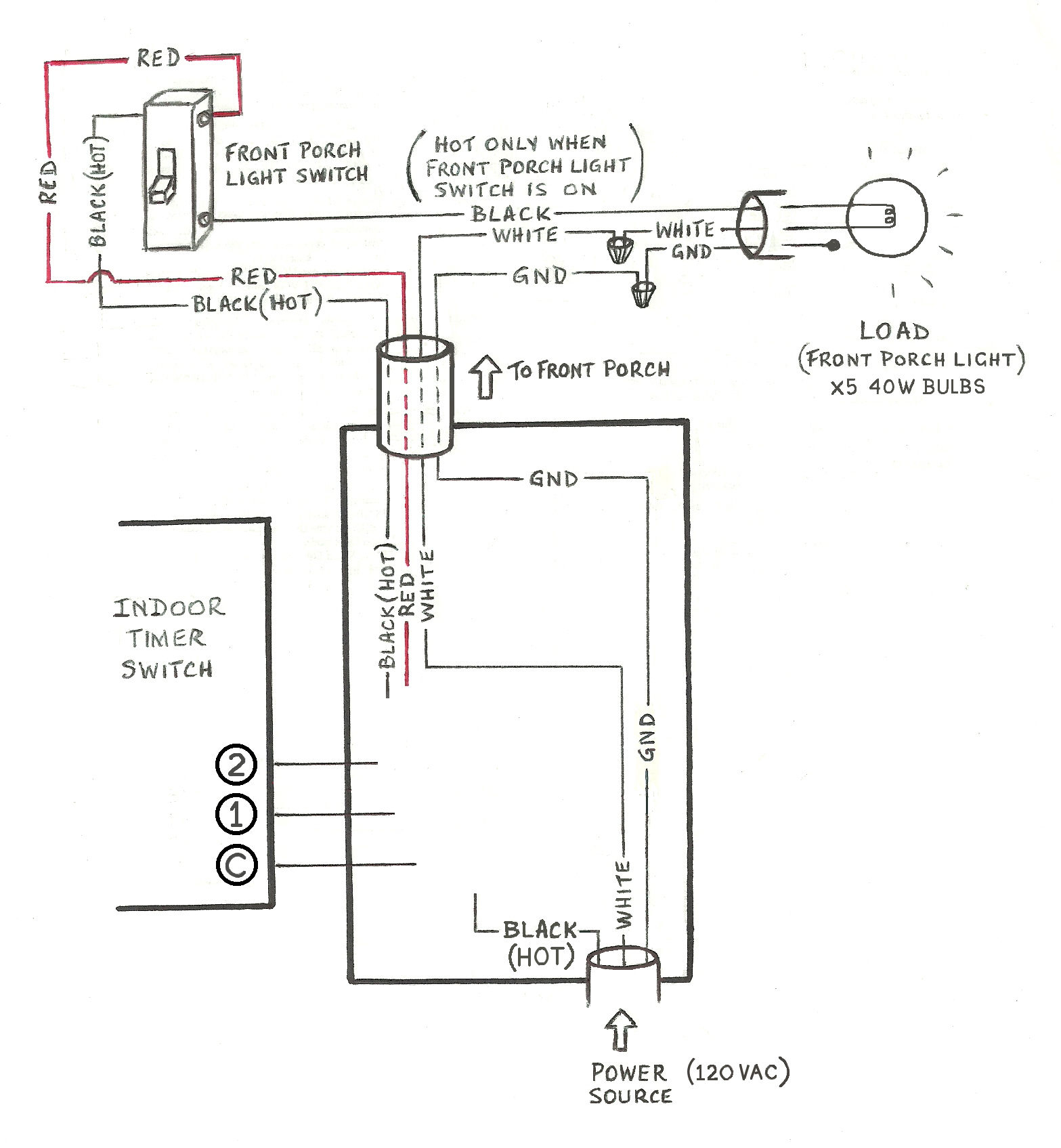 Need Help Wiring A 3-Way Honeywell Digital Timer Switch - Home - Wiring Diagram Light Switch