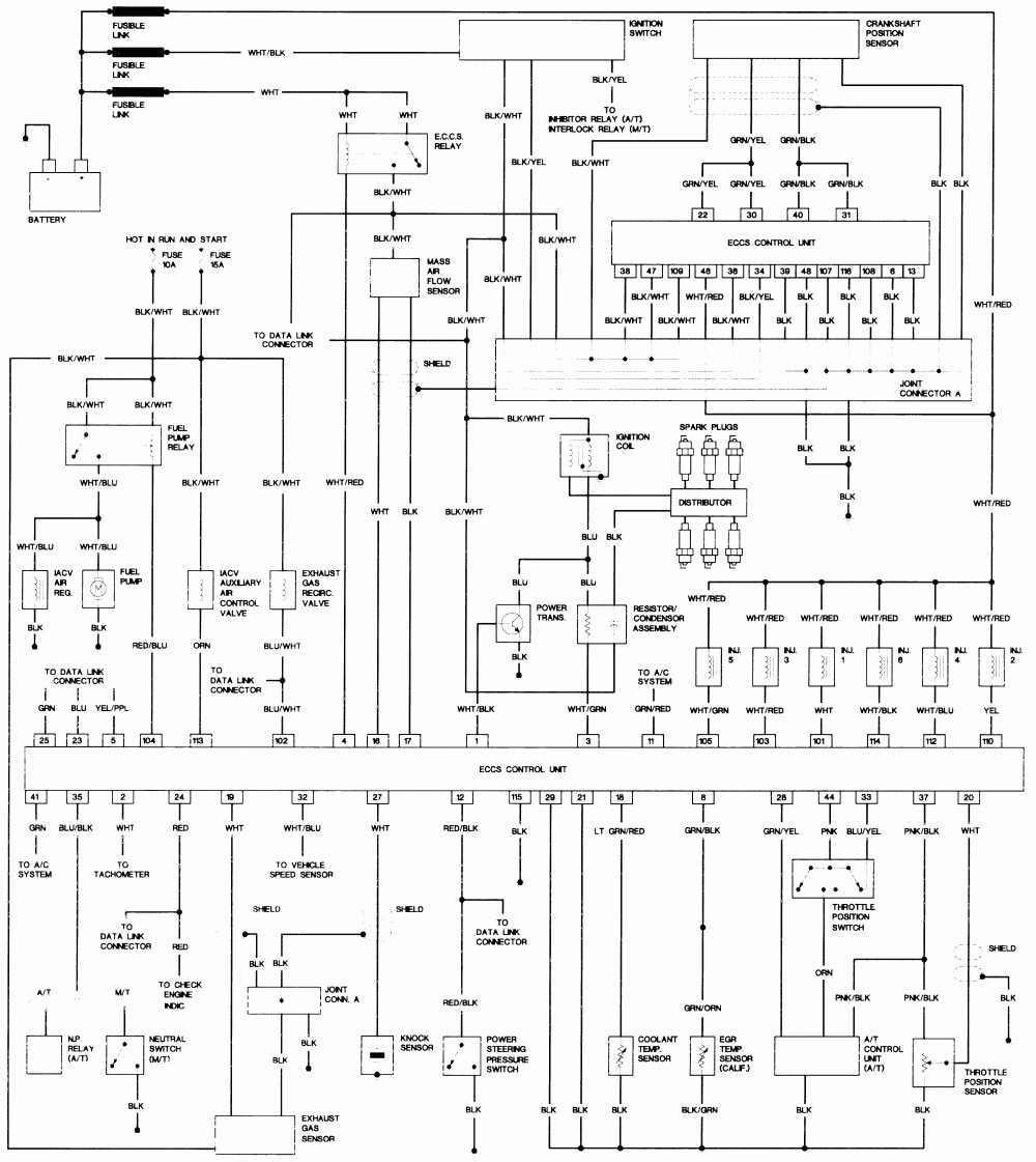 Nissan Wiring Diagram - Wiring Diagram Data - Nissan Wiring Diagram