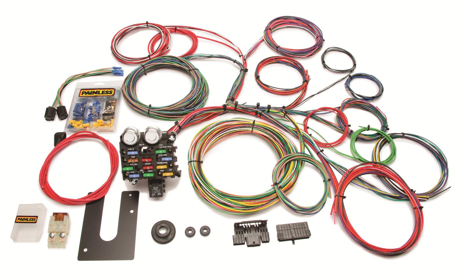 Painless Performance 21-Circuit Universal Harnesses 10102 - Free - Painless Wiring Diagram