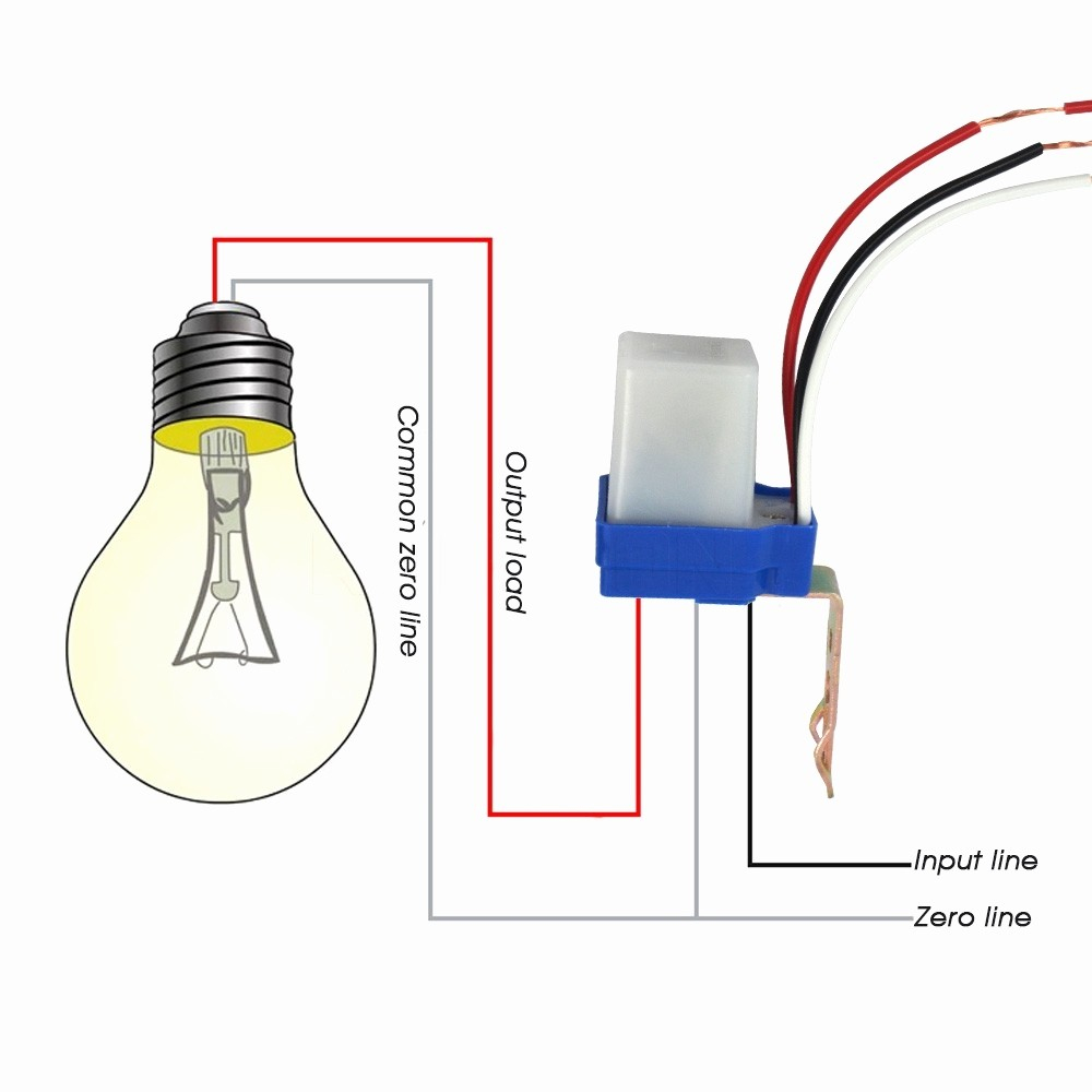 Photocell Wiring Diagram Lighting Light Sensor Switch | Wiring Library - Photocell Wiring Diagram