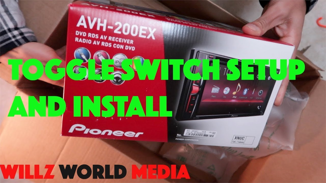 Pioneer Avh-200Ex Toggle Switch Setup - Youtube - Pioneer Avh-200Ex Wiring Diagram