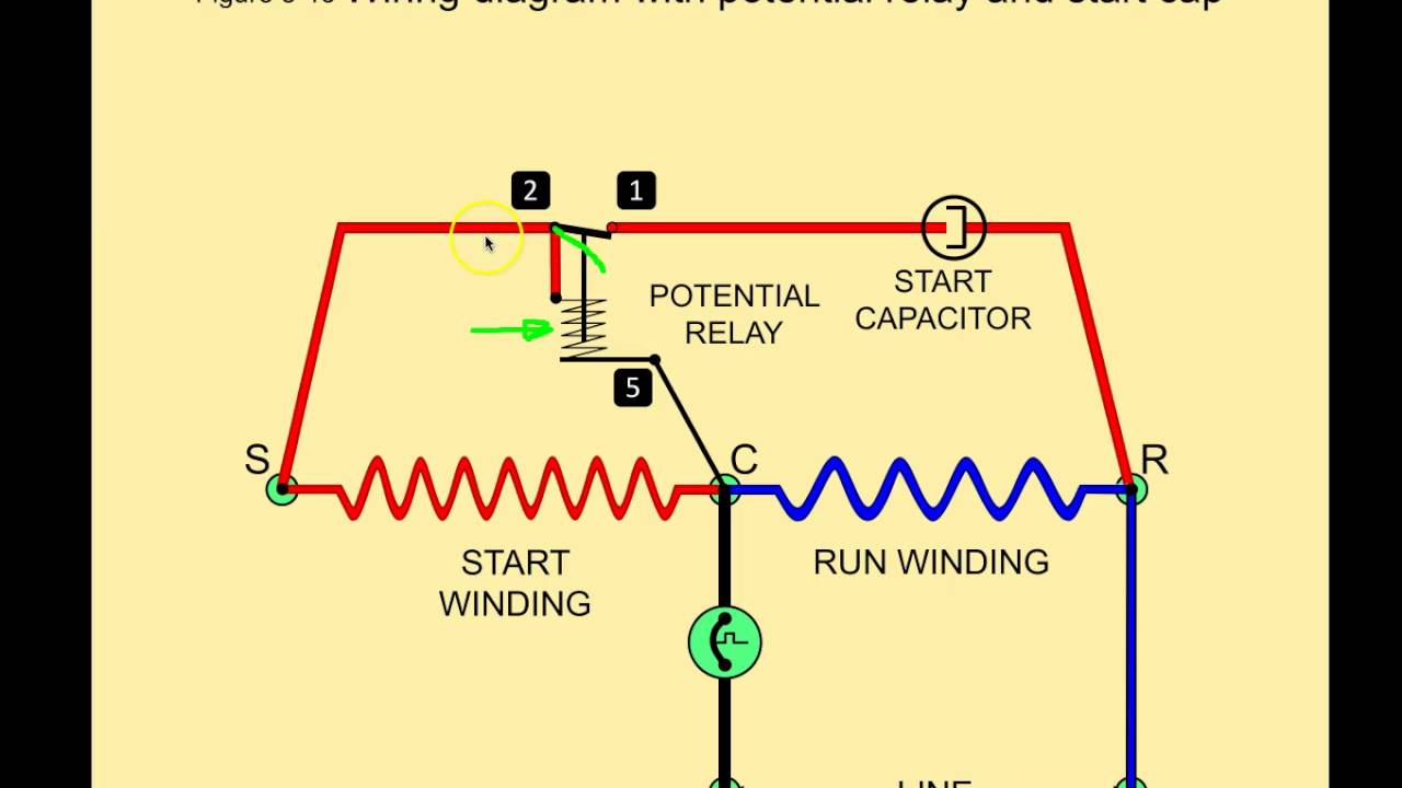 Potential Relays - Commercial Refrigeration - Youtube - Potential Relay Wiring Diagram