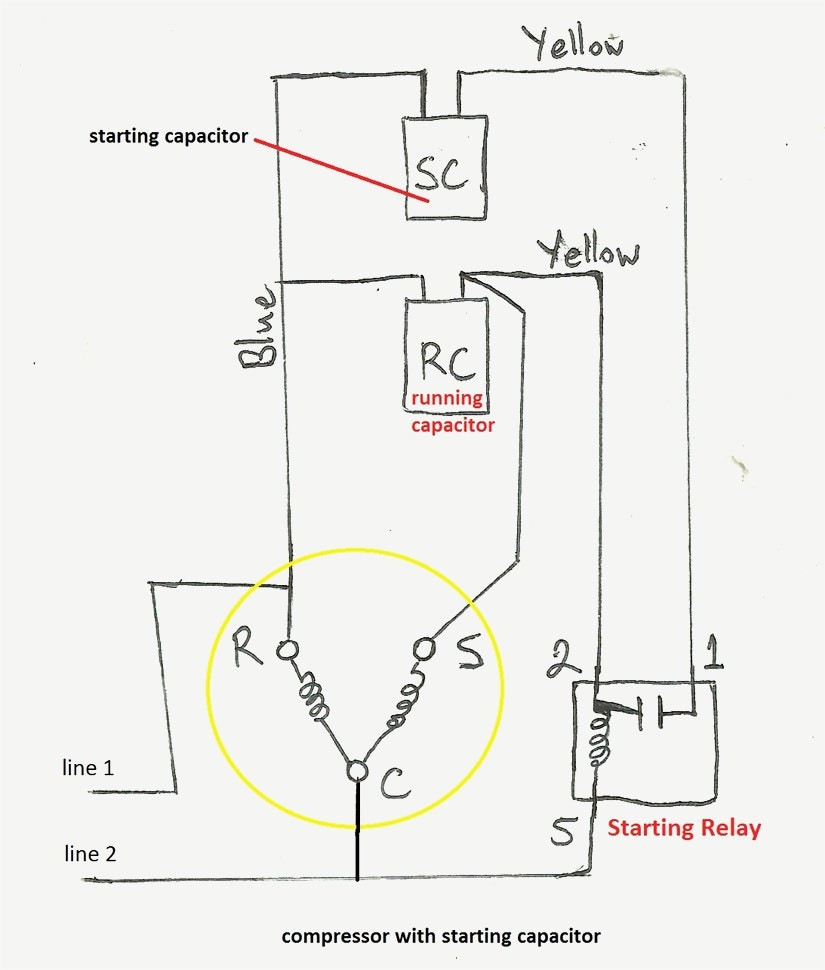 Ptc Wiring Diagram | Wiring Diagram - Run Capacitor Wiring Diagram