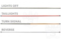 Putco 60" Blade Led Tailgate Light Bar With Power Wire Modification – Led Tailgate Light Bar Wiring Diagram