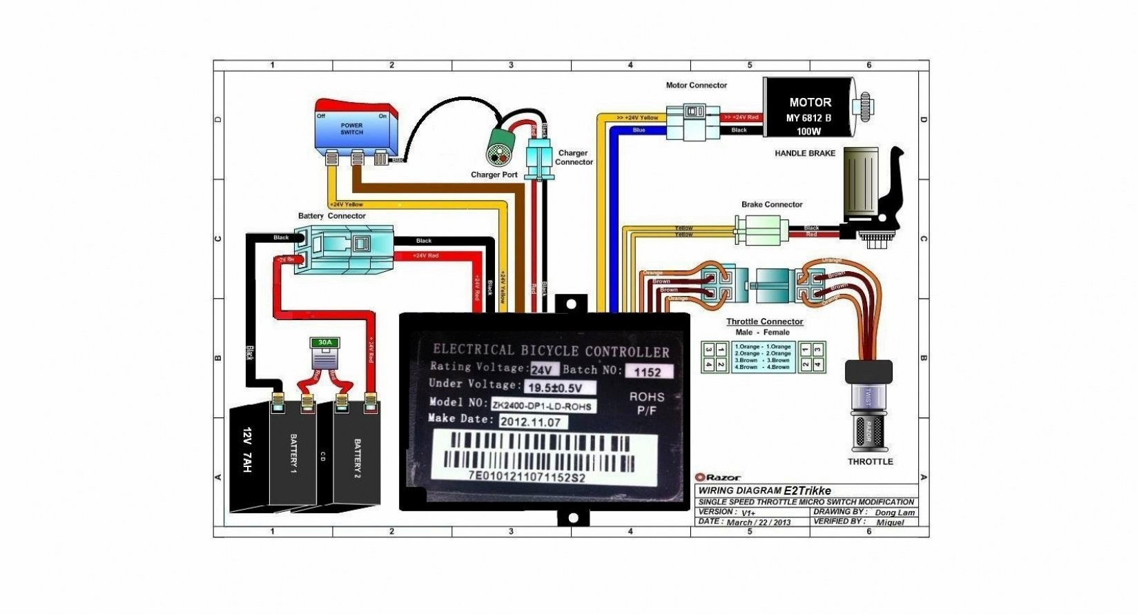 Razor E300 Wiring Diagram - Wiring Diagram And Schematics - Razor E300 Wiring Diagram