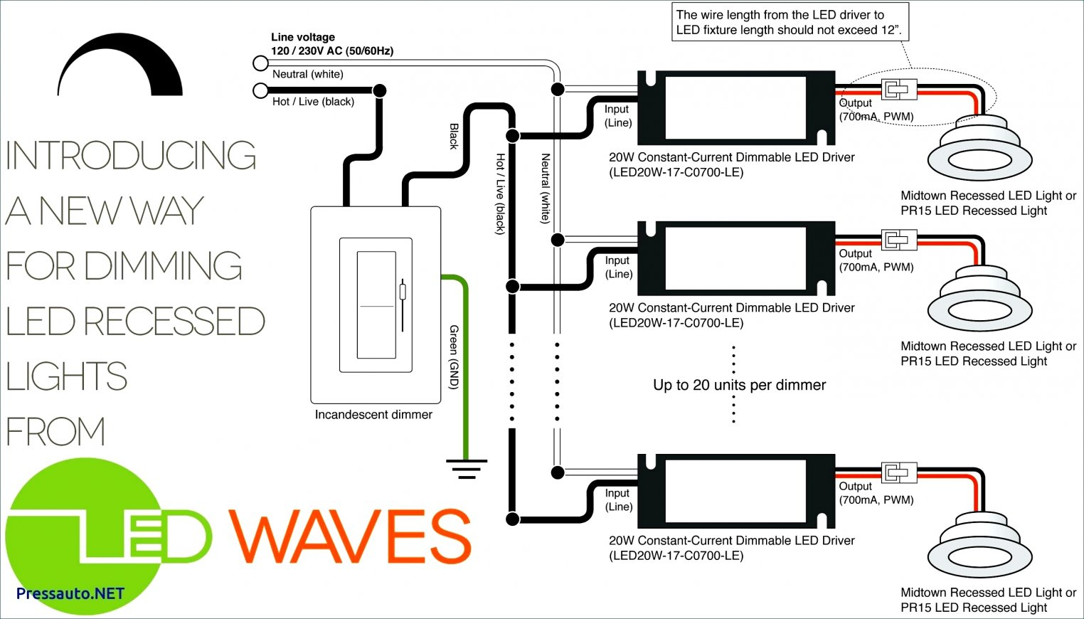 Recessed Can Light Wiring Diagram | Manual E-Books - Recessed Lighting Wiring Diagram