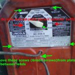 Refreshing Your Lincoln Ac 225 220V Tombstone Welder: 6 Steps   Lincoln 225 Arc Welder Wiring Diagram