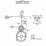 Relay Installation Instructions   Starter Solenoid Wiring Diagram Ford