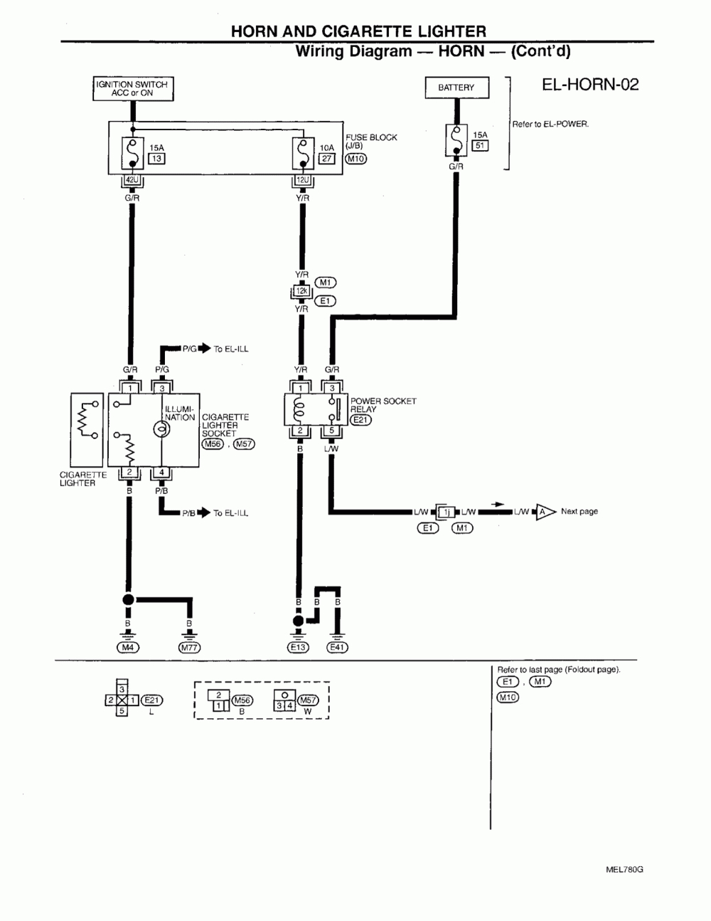 Repair Guides | Electrical System (1997) | Horn And Cigarette - Horn Wiring Diagram