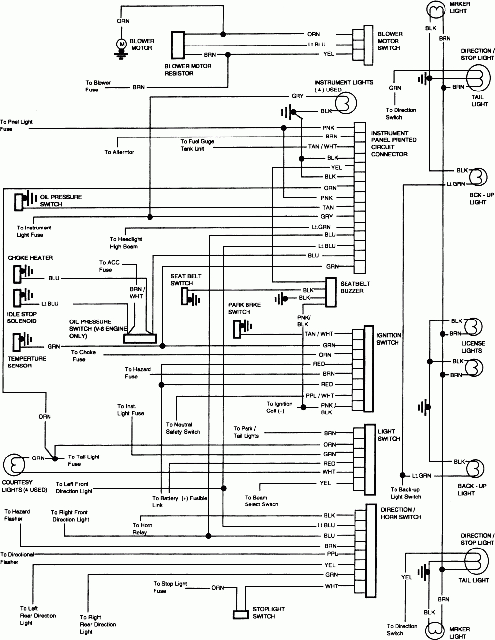 Repair Guides | Wiring Diagrams | Wiring Diagrams | Autozone - 1982 Chevy Truck Wiring Diagram