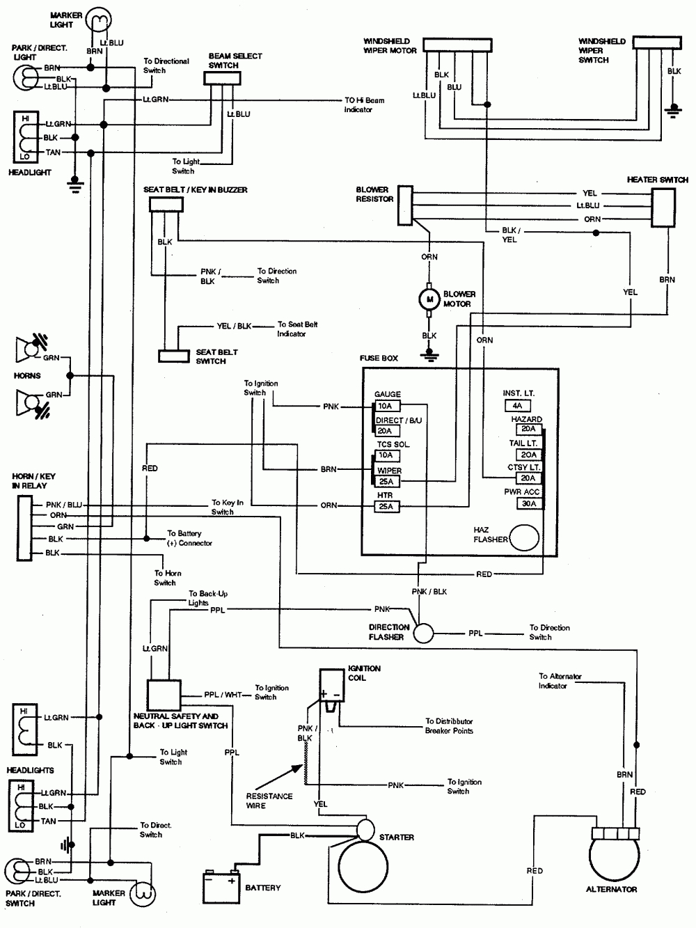 Repair Guides | Wiring Diagrams | Wiring Diagrams | Autozone - Power Window Wiring Diagram Chevy