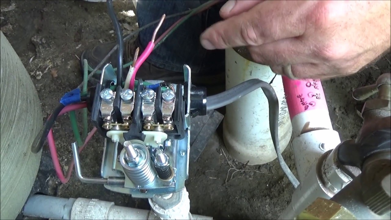 Replacing A Well Pump Pressure Switch (Burnt Contact Points) - Youtube - Water Pump Pressure Switch Wiring Diagram